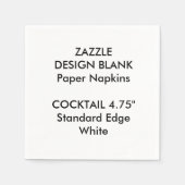 Serviette En Papier Serviettes personnalisées en petit papier à cockta (Devant)