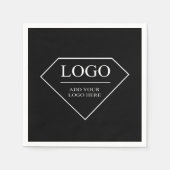 Serviette En Papier Serviettes personnalisées Idée de mariage personna (Devant)