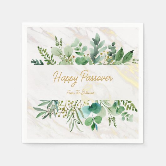 Serviette En Papier serviettes personnalisées passover heureux (Devant)