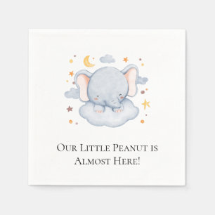 Serviette En Papier Serviettes personnalisées pour Baby Shower éléphan