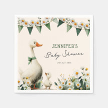 Serviettes personnalisées pour Baby Shower Silly G