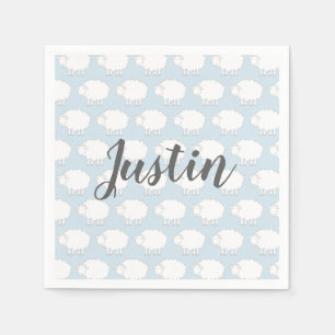 Serviette En Papier Serviettes personnalisées pour fête de baby shower