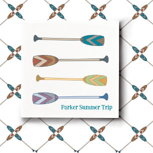 Serviette En Papier Serviettes personnalisées pour le voyage en canot 