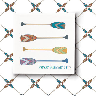 Serviette En Papier Serviettes personnalisées pour le voyage en canot 