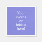 Serviette En Papier Serviettes personnalisées pourpres foncées (Devant)