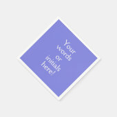 Serviette En Papier Serviettes personnalisées pourpres foncées (Coin)