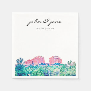Serviette En Papier Serviettes personnalisées Sedona Arizona