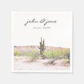 Serviette En Papier Serviettes personnalisées Tuscon Arizona Desert (Devant)