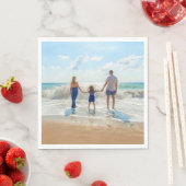 Serviette En Papier Serviettes photo personnalisées avec vos photos pr (En situation)