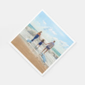 Serviette En Papier Serviettes photo personnalisées avec vos photos pr (Coin)