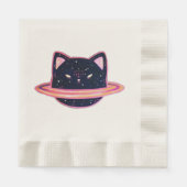 Serviette En Papier Serviettes Planète Chat (Devant)