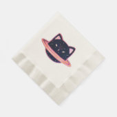 Serviette En Papier Serviettes Planète Chat (Coin)