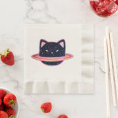 Serviette En Papier Serviettes Planète Chat (En situation)