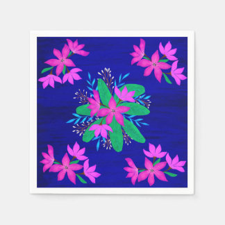 Serviette En Papier Serviettes pleines de fleurs