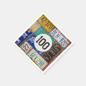 Serviette En Papier Serviettes pour 100e anniversaire avec plaque d'im (Coin)