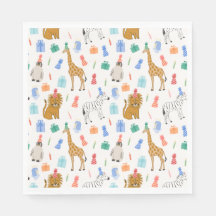 Serviettes pour animaux de fête