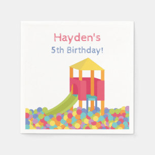 Serviette En Papier Serviettes pour anniversaire d'enfant Piscines à b
