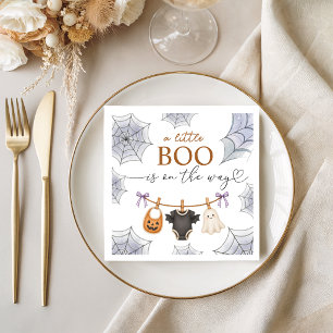 Serviette En Papier Serviettes pour Baby Shower "A Little Boo" Hallowe