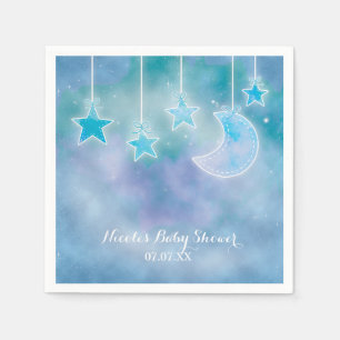 Serviette En Papier Serviettes pour Baby Shower Céleste Galaxie Cosmiq