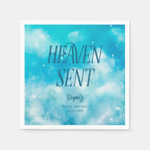 Serviette En Papier Serviettes pour Baby Shower Ciel Envoyé Garçon Rêv