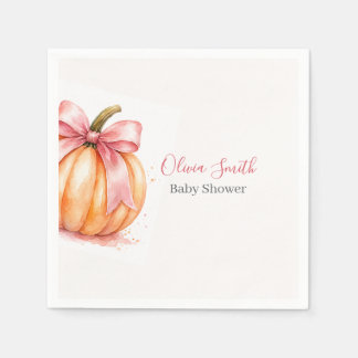 Serviette En Papier Serviettes pour Baby Shower de Petit Citrouille Mi