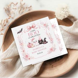 Serviette En Papier Serviettes pour Baby Shower de Pink Little Boo est