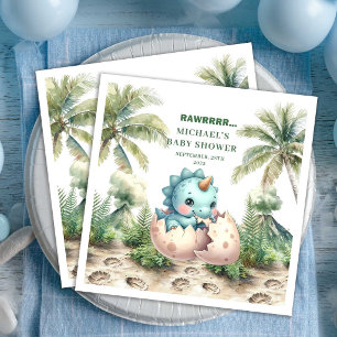 Serviette En Papier Serviettes pour Baby Shower Fantaisiste sur le thè