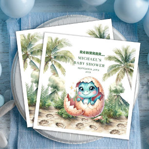 Serviette En Papier Serviettes pour Baby Shower Fantaisiste sur le thè