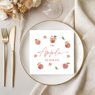 Serviette En Papier Serviettes pour Baby Shower Fleur de Pommier Aquar