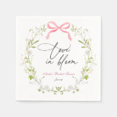 Serviette En Papier Serviettes pour Baby Shower Fleur de Printemps (Devant)