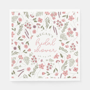 Serviette En Papier Serviettes pour Baby Shower Fleurs des Champs - Ro