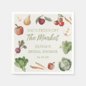 Serviette En Papier Serviettes pour Baby Shower Fraîchement Sorties du (Devant)