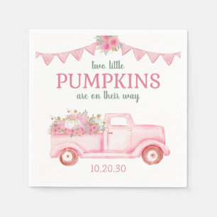 Serviette En Papier Serviettes pour Baby Shower pour Jumelles Petite C