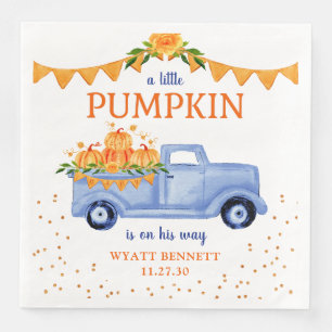 Serviette En Papier Serviettes pour Baby Shower pour Petit Citrouille 