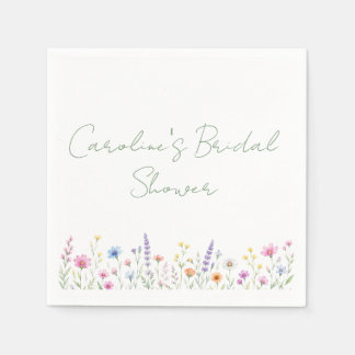 Serviette En Papier Serviettes pour Baby Shower sur le thème des fleur