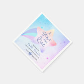Serviette En Papier Serviettes pour Baby shower | Thème étoile montant (Coin)