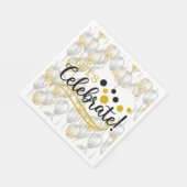 Serviette En Papier Serviettes pour ballons Let's Celebrate (Coin)