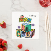 Serviette En Papier serviettes pour bébé d'abc (En situation)