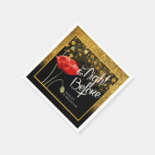 Serviette En Papier Serviettes pour dîner de répétition pailletées (Coin)