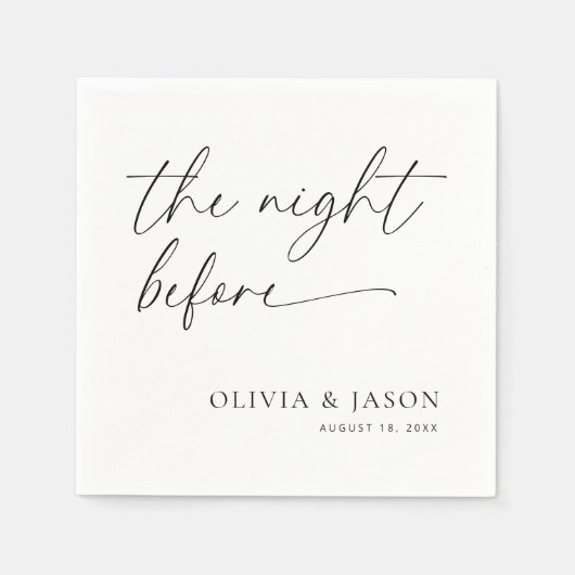 Serviette En Papier Serviettes pour dîner de répétition, Serviettes la (Devant)