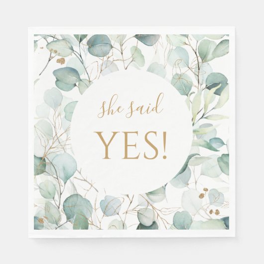 Serviette En Papier Serviettes pour enterrement de vie de jeune fille (Devant)