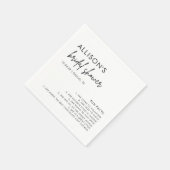 Serviette En Papier Serviettes pour enterrement de vie de jeune fille  (Coin)