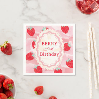 Serviette En Papier Serviettes pour fête d'anniversaire