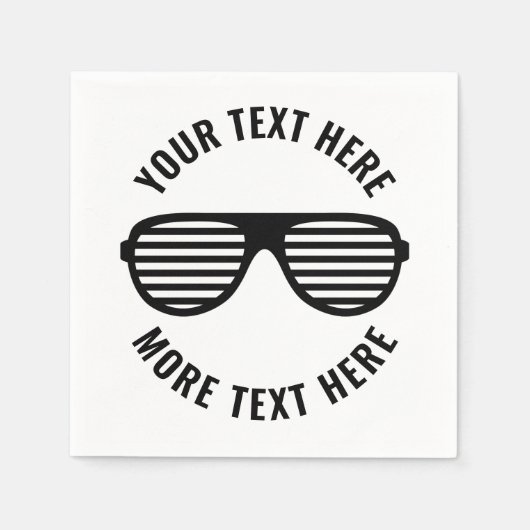 Serviette En Papier Serviettes pour fête d'anniversaire avec image de (Devant)