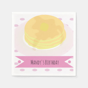 Serviette En Papier Serviettes pour fête de crêpes et pyjamas