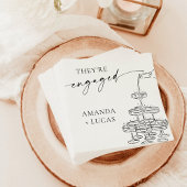 Serviette En Papier Serviettes pour fête de fiançailles, tour à champa