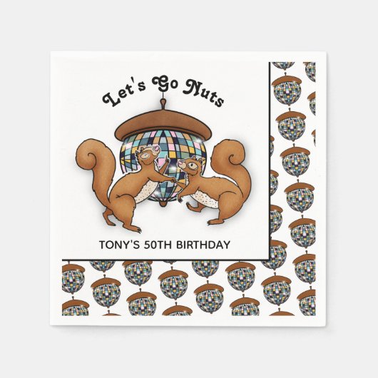 Serviette En Papier Serviettes pour fêtes d'anniversaire (Devant)