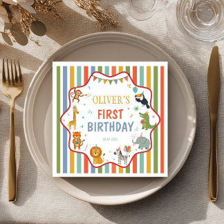 Serviette En Papier Serviettes pour l'anniversaire des enfants avec de
