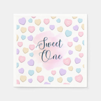 Serviette En Papier Serviettes pour le premier anniversaire de Sweet O