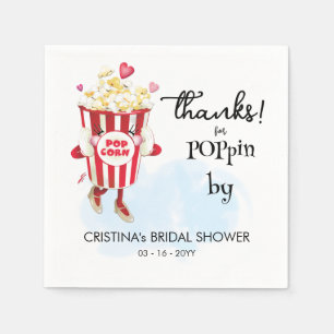 Serviette En Papier Serviettes pour popcorn Merci d'être passé